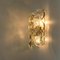 Citrus Swirl Clear Glass Wall Lights or Sconces by J.T. Kalmar, 1969, Set of 2, Image 8