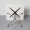 Square White Contract Table by Charles & Ray Eames for Vitra 9
