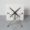 Square White Contract Table by Charles & Ray Eames for Vitra, Image 9