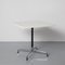 Quadratischer weißer Contract Tisch von Charles & Ray Eames für Vitra 1