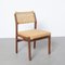 Dining Room Chairs with Wicker Back from Topform, Set of 4 1