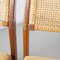 Dining Room Chairs with Wicker Back from Topform, Set of 4 10