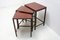 Tables Gigognes H-50 Modernistes par Jindrich Halabala, Set de 3 2