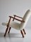 Swedish Pinewood & Sheepskin Lounge Chairs, 1940s, Set of 2 7