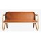 Natural Cognac Leather 2-Seater Kolho Bench or Sofa by Matthew Day Jackson for Made by Choice 2