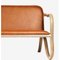 Natural Cognac Leather 2-Seater Kolho Bench or Sofa by Matthew Day Jackson for Made by Choice 4