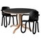 Diamond Black Kolho Dining Chairs & Table by Matthew Day Jackson for Made by Choice, Set of 3 2