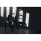 Schwarze Kastu Stühle aus cognacfarbenem Leder von Made by Choice, 2er Set 6
