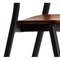 Schwarze Kastu Stühle aus cognacfarbenem Leder von Made by Choice, 2er Set 5