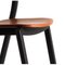 Schwarze Kastu Stühle aus cognacfarbenem Leder von Made by Choice, 2er Set 4