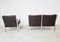 Leather Sofa Set by Preben Fabricius and Jorgen Kastholm for Walter Knoll, 1960s, Set of 3 10