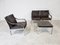 Leather Sofa Set by Preben Fabricius and Jorgen Kastholm for Walter Knoll, 1960s, Set of 3, Image 3