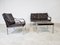 Leather Sofa Set by Preben Fabricius and Jorgen Kastholm for Walter Knoll, 1960s, Set of 3, Image 4