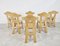 Brutalist Dining Chairs, 1970s, Set of 6 5