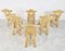 Brutalist Dining Chairs, 1970s, Set of 6 6