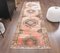 Vintage Turkish Orange Wool Runner Rug 1