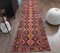 Tapis de Couloir Vintage en Laine, Turquie 1