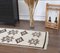 Vintage Turkish White Wool Runner Rug 5