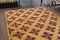 Vintage Turkish Orange Wool Rug 4