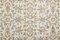 Alfombra de pasillo turca vintage de lana beige, Imagen 7