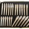Mid-Century Austrian Stainless Steel No 2060 Cutlery by Carl Auböck for Amboss Austria, Set of 26, Image 2
