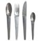 Mid-Century Austrian Stainless Steel No 2060 Cutlery by Carl Auböck for Amboss Austria, Set of 26 1