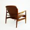 Danish Modern Teak and Brown Leather Lounge Chair by Finn Juhl for France and Son 8