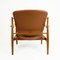 Fauteuil Moderne en Teck et Cuir Marron par Finn Juhl pour France and Son, Danemark 9