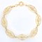 French 18 Karat Yellow Gold Filigree Link Bracelet, 1950s, Image 8