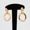 20th Century French 18 Karat Rose Gold Dangle Earrings, Set of 2, Image 5