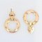 20th Century French 18 Karat Rose Gold Dangle Earrings, Set of 2 4