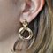 20th Century French 18 Karat Rose Gold Dangle Earrings, Set of 2 6