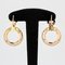 20th Century French 18 Karat Rose Gold Dangle Earrings, Set of 2 9
