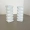 Vases Op Art Original en Porcelaine par Royal Bavaria KPM, Allemagne, 1970s, Set de 2 4