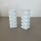 Vases Op Art Original en Porcelaine par Royal Bavaria KPM, Allemagne, 1970s, Set de 2 6