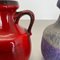 Pottery Fat Lava Vases in Purple-Red by Jopeko, Germany, 1970s, Set of 2 9