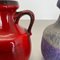 Pottery Fat Lava Vases in Purple-Red by Jopeko, Germany, 1970s, Set of 2, Image 9