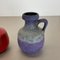 Pottery Fat Lava Vases in Purple-Red by Jopeko, Germany, 1970s, Set of 2, Image 13