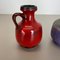 Pottery Fat Lava Vases in Purple-Red by Jopeko, Germany, 1970s, Set of 2, Image 11