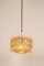 Large Amber Bubble Glass Pendant by Helena Tynell for Limburg, Germany, 1970s 8
