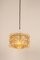 Large Amber Bubble Glass Pendant by Helena Tynell for Limburg, Germany, 1970s, Image 8