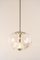 Large Clear Glass Pendant Light by Peill & Putzler, Germany, 1970s 8