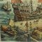 Vintage Hafen eines Handelsstädte Hafen Rollbare Wandkarte 5