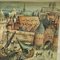 Vintage Harbour of a Trade City Port Rollable Wall Chart 4