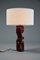 Italienische Mid-Century Modern Tischlampen aus geschnitztem Holz von Gianni Pinna, 2er Set 6