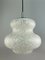 Space Age Glass Hanging Ceiling Lamp from Peill & Putzler, 1960s, Image 8