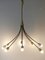 Large Mid-Century Modern German 8-Flamed Sputnik Pendant Lamp or Chandelier, 1950s, Image 20