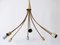 Large Mid-Century Modern German 8-Flamed Sputnik Pendant Lamp or Chandelier, 1950s, Image 18