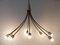 Lampadario Sputnik Mid-Century moderno a 8 luci, Germania, anni '50, Immagine 9