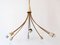 Grande Lampe à Suspension ou Lustre Sputnik Mid-Century Moderne, 1950s 8